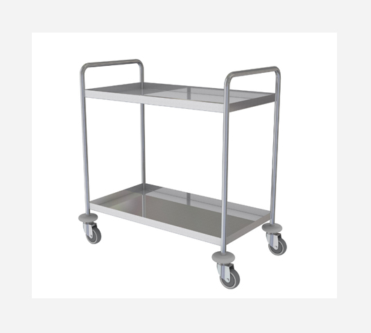 Instrument-trolley-two-shelves